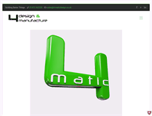 Tablet Screenshot of 4maticdesign.com